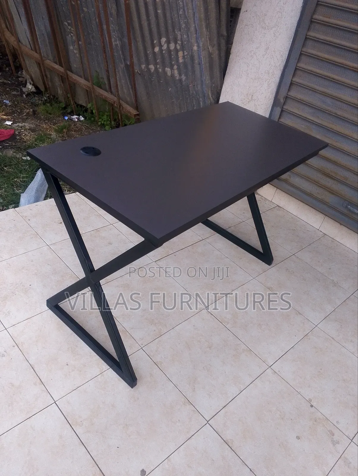 1.2m Study Table Grey Top