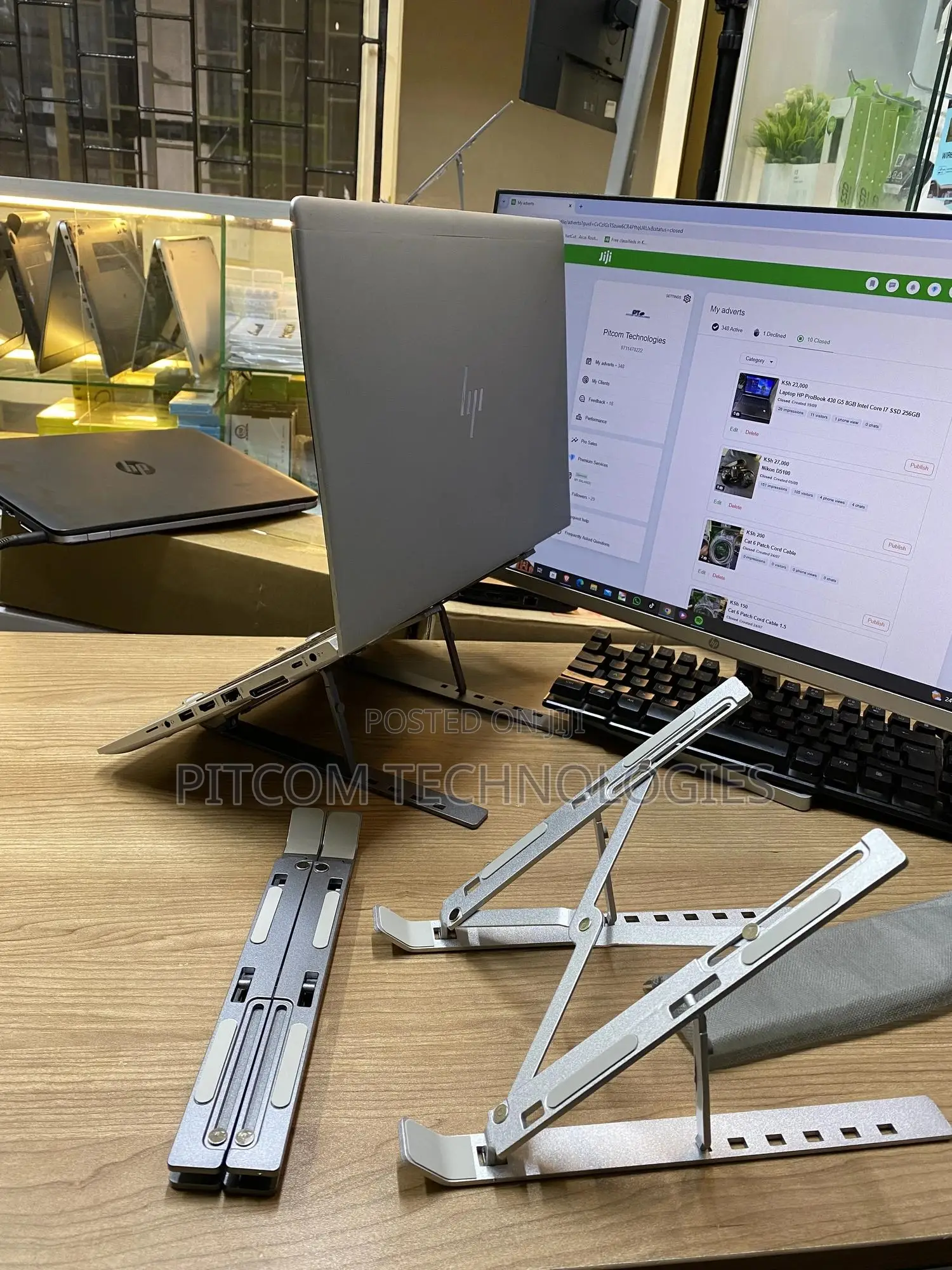 Adjastable Aluminum Laptop Stand