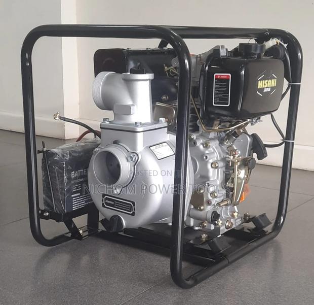 Top Hisaki Diesel Water Pump 3" 10HP Engine WITH BATTERY