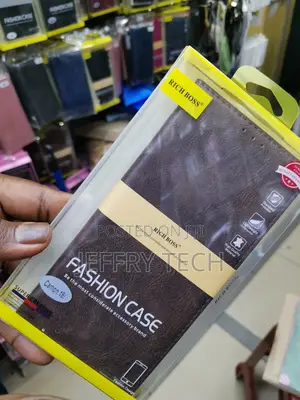 Universal Richboss Flip Cover for Tecno Cammon 18i -Brown