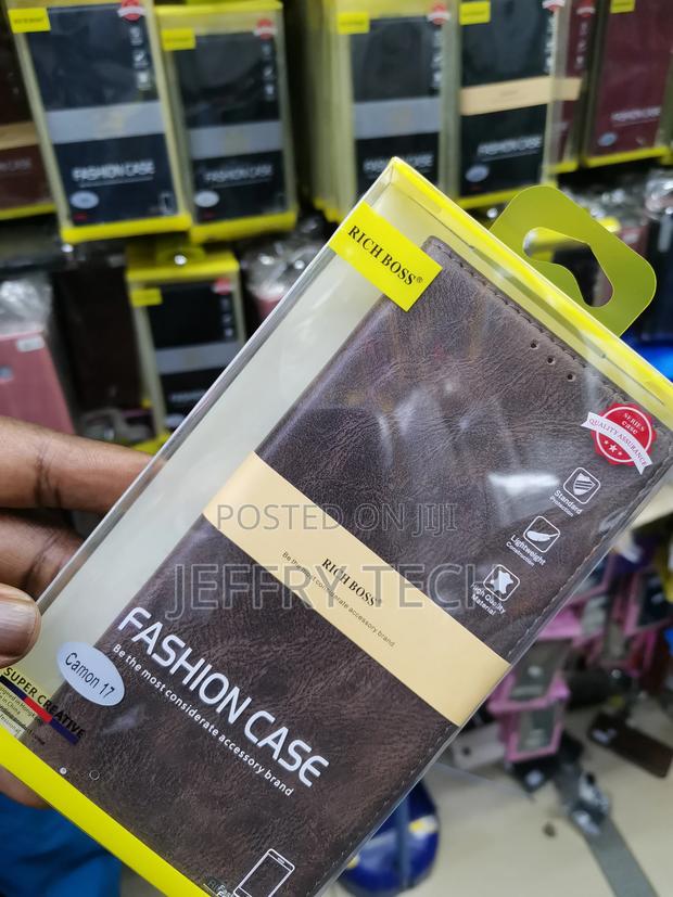 Universal Richboss Case for Tecno Camon 17 -Brown - thumbnail 3