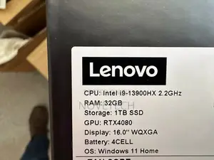 New Laptop Lenovo Legion 7 32GB Intel Core I9 SSD 1T