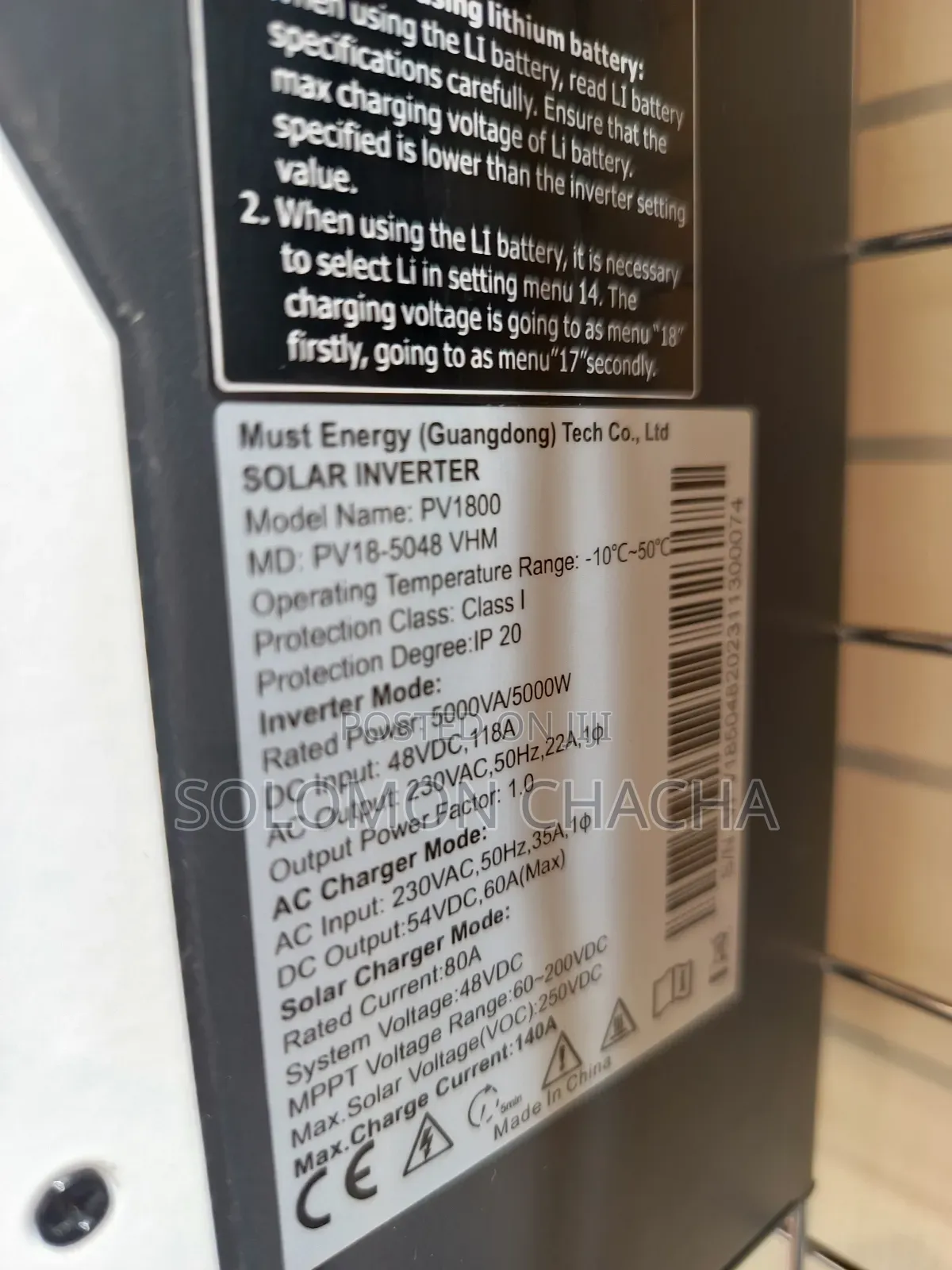 Best 5kw 48v Hybrid Inverter New Model With Wifi Connect