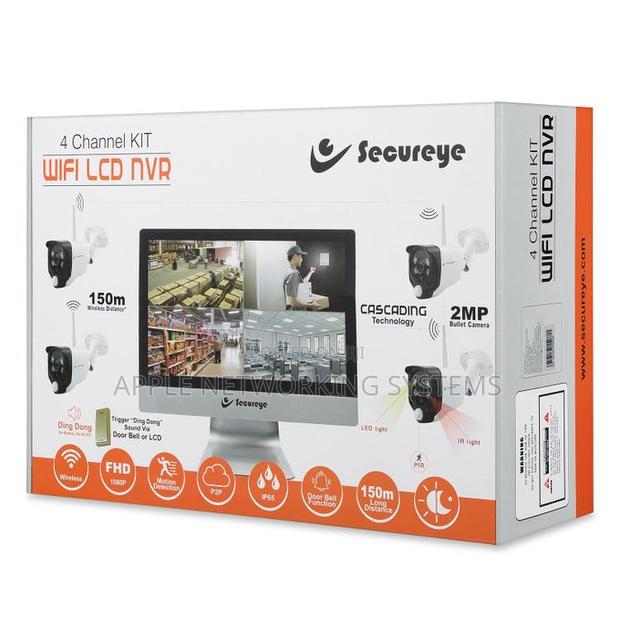 Secureye 4ch LCD NVR Kit With Door Bell - main view