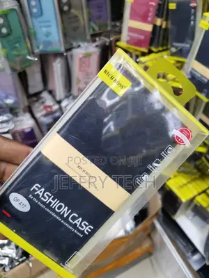 Universal Richboss Flip Cover for Oppo A17 -Black