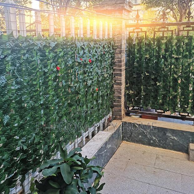 Artificial Green Privacy Fence