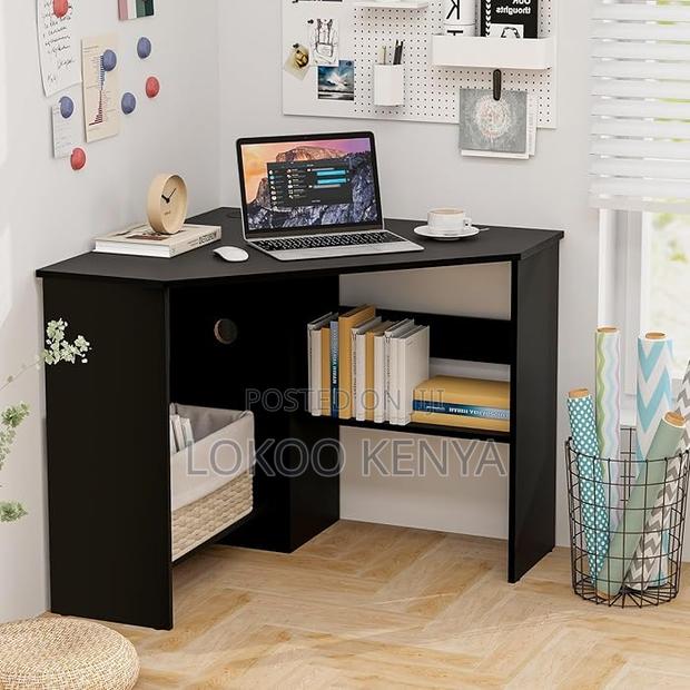 Clerical Desking: Home Office PC/Laptop Corner Table - thumbnail 3