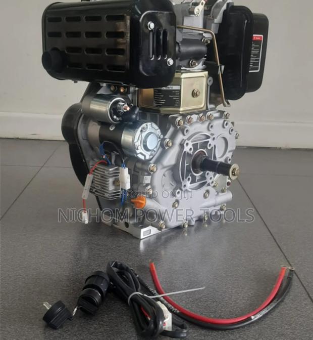 Aico Diesel Engine Air Cooled KEY START 10HP Without Battery - thumbnail 3