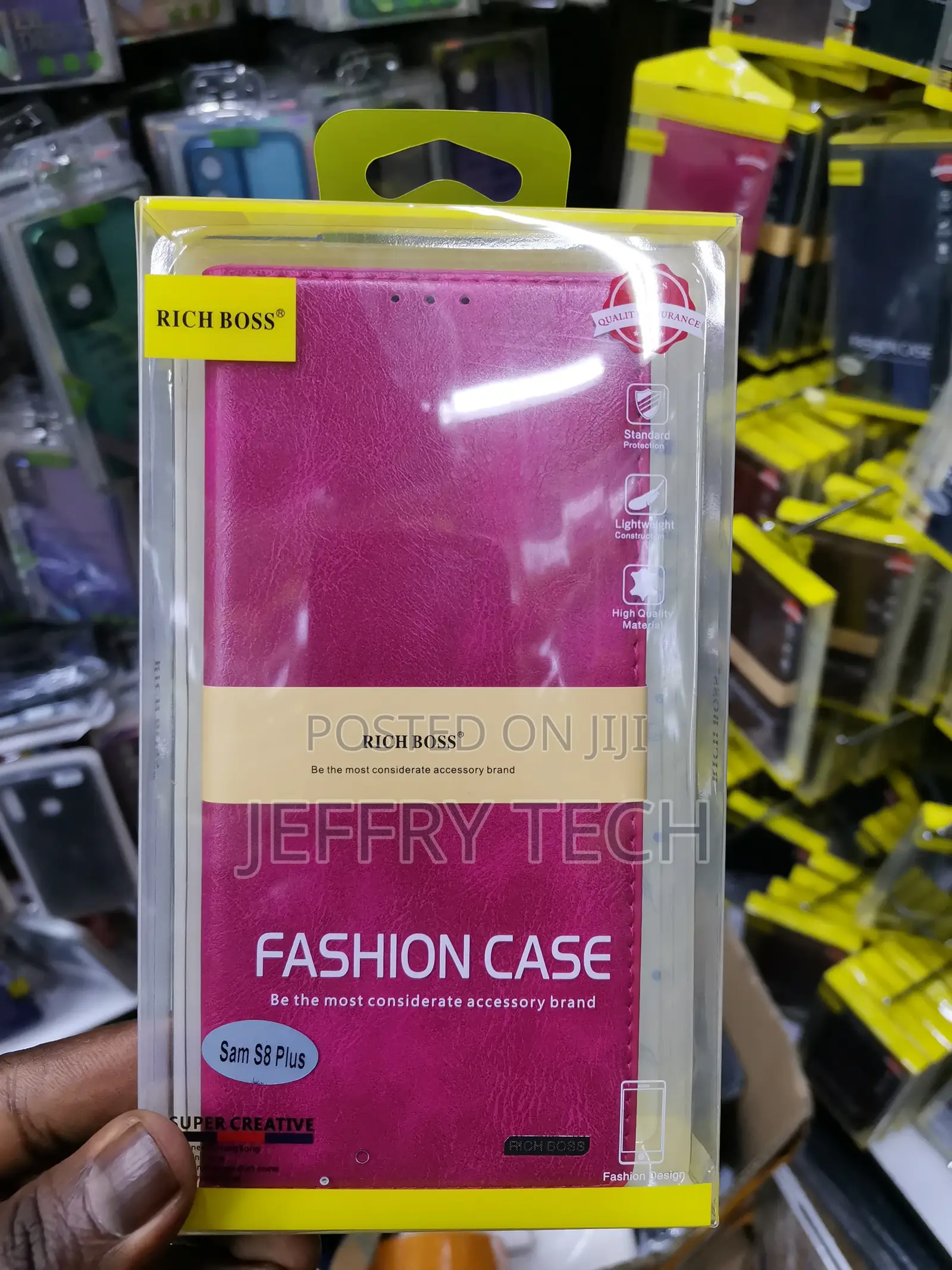 Universal Richboss Samsung S8 Plus Case -Pink