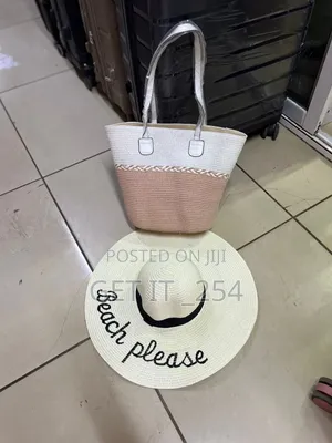 Kiondo Straw Summer Bags Set Comes With a Matching Hat.