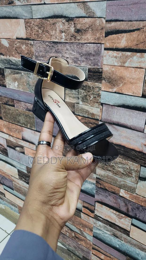 Kids Open Chunky Heel - thumbnail 3