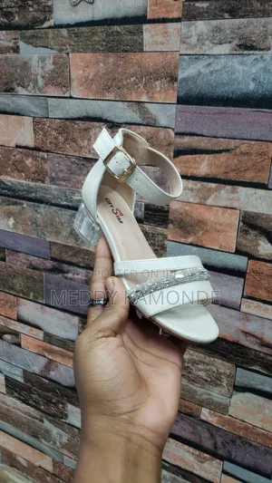 Kids Open Chunky Heel