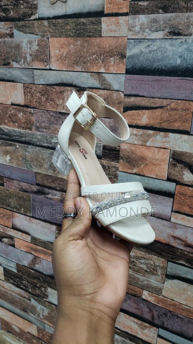 Kids Open Chunky Heel - thumbnail 4