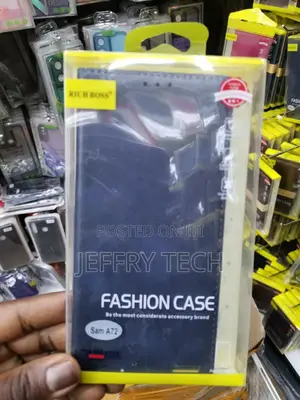 Universal Rich Boss Flip Cover for Samsung A72 -Blue