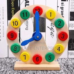 *Wooden Clock Toys * - thumbnail 2