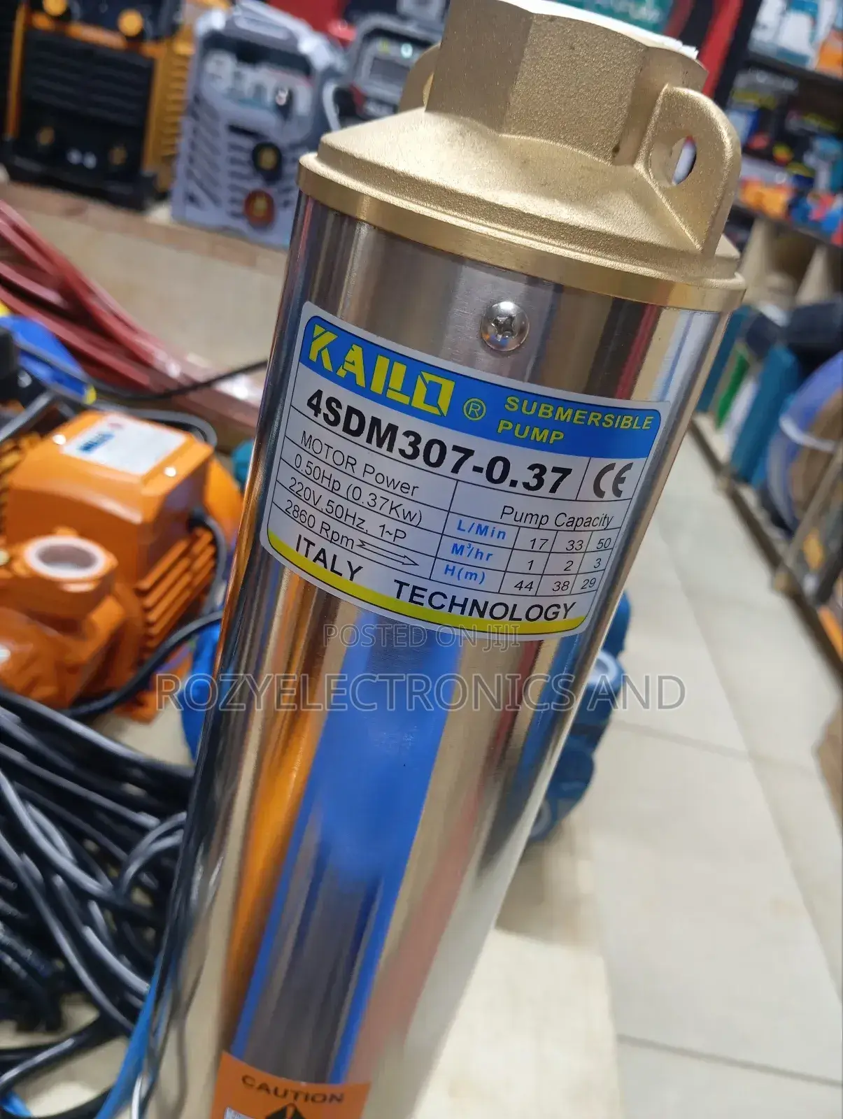 0.5 Hp Kailo Submasible Pump 44m