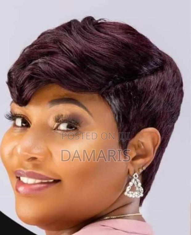 Pixie Human Hair Bob Wig - main view