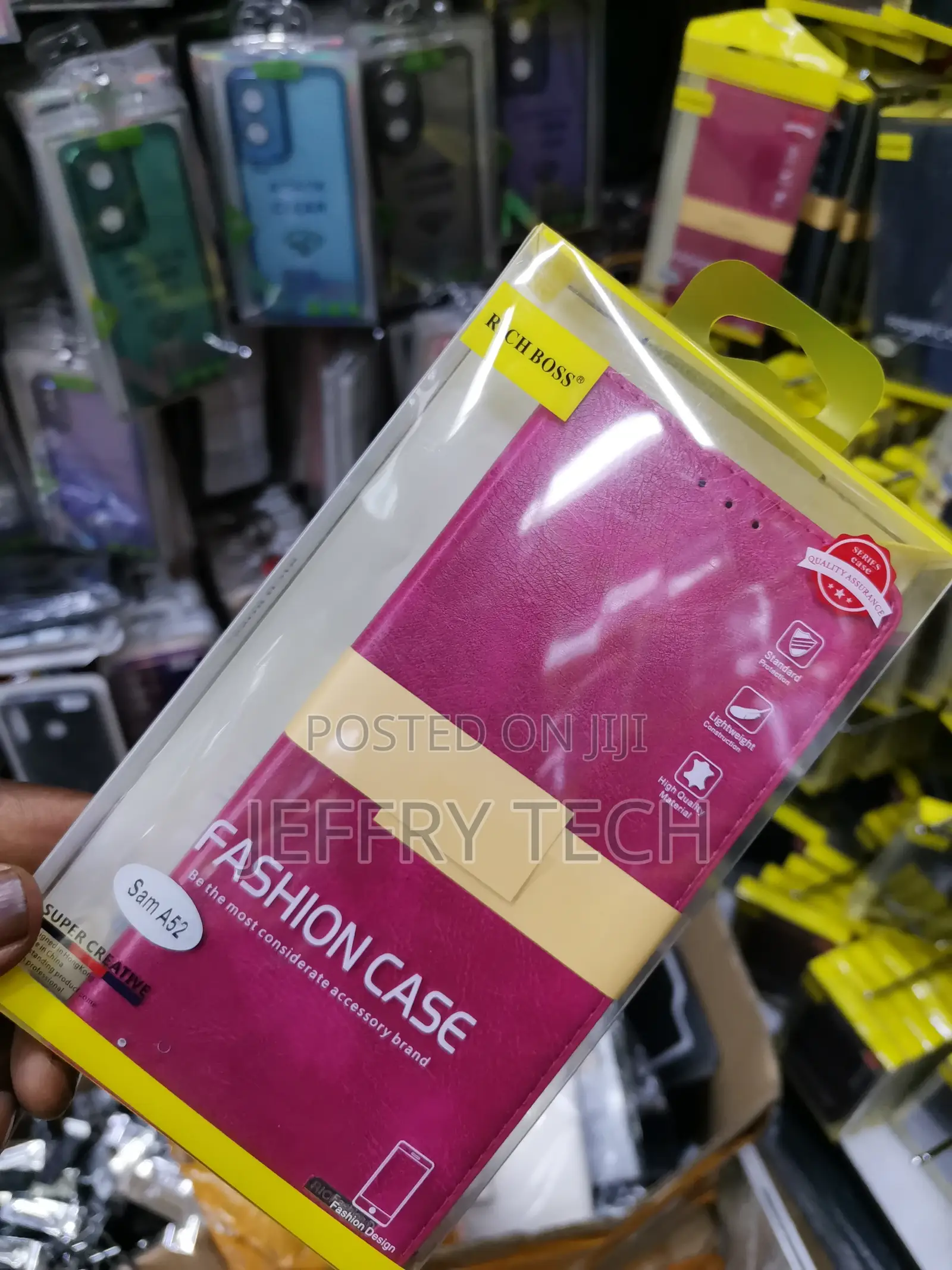 Universal Richboss Samsung Galaxy A52 Cover -Pink