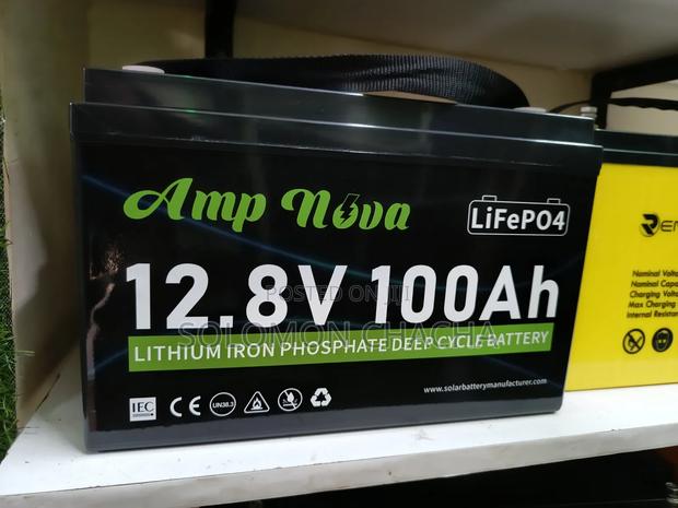 Amp Nova 12.8V 100ah Lithium Phosphate Deep Cycle Battery - thumbnail 3
