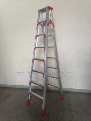 8ft/2.4m Aluminium Double a Sided Ladder. - thumbnail 2