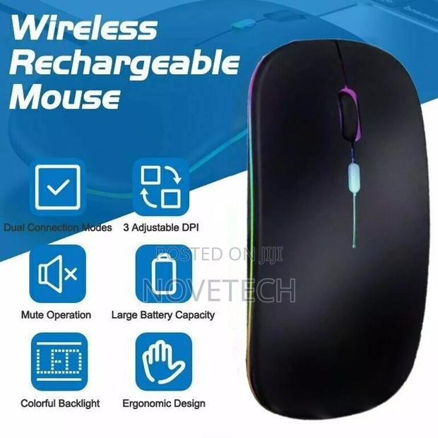 2.4ghz Bluetooth Wireless Optical Mouse USB Rechargeable - main view