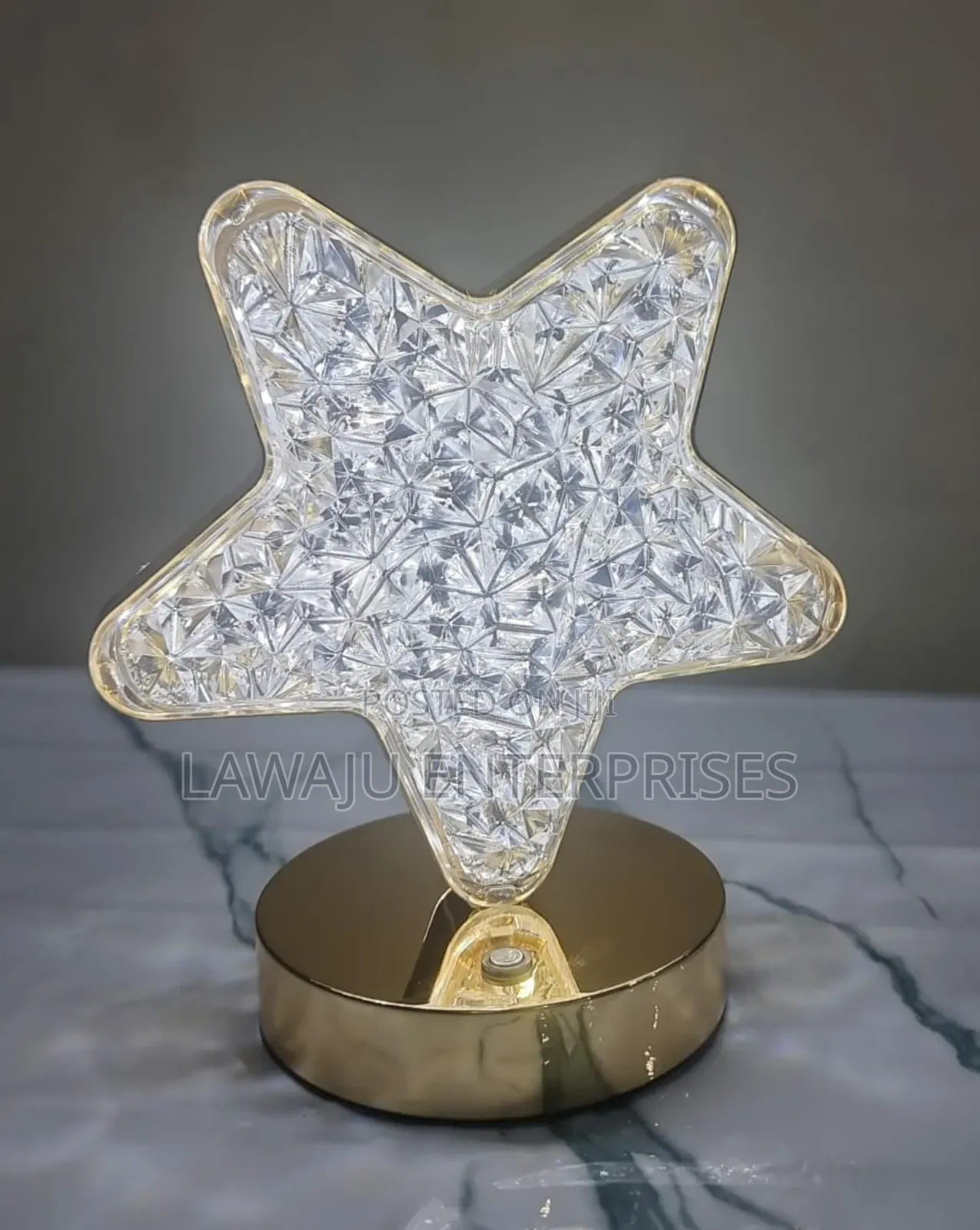 Star White Light Table Lamp