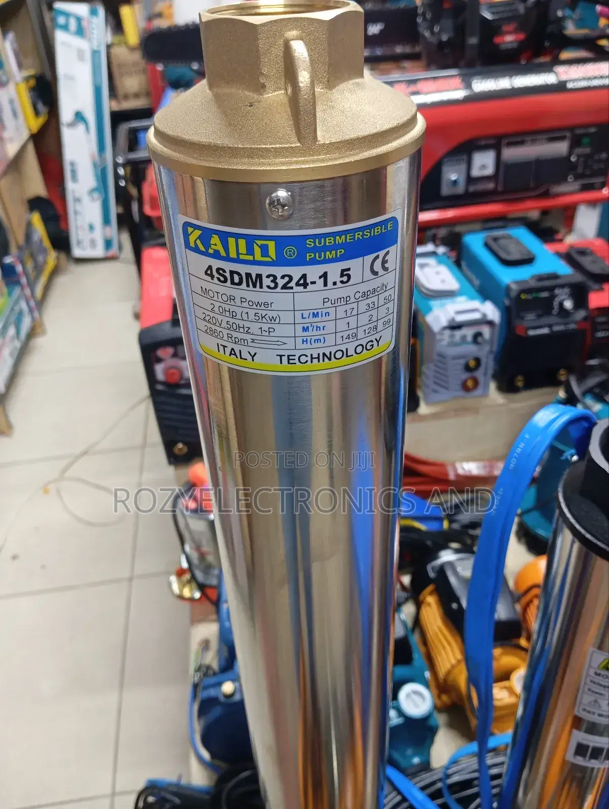 Kailo Submasible Pump 2 Hp 149 M
