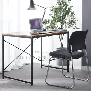 Office Chairs: Black Leather Conference Room Seat