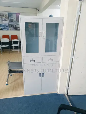 Half Glass File Cabinet.