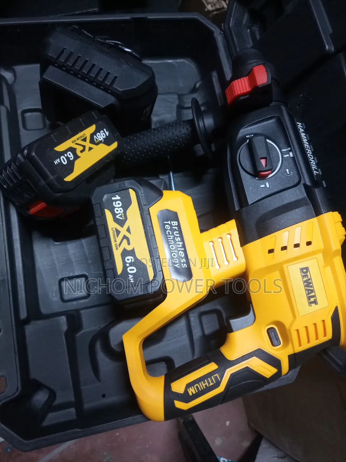 198v Dewalt Rechargeable/Cordless Rotary Hammer Drill
