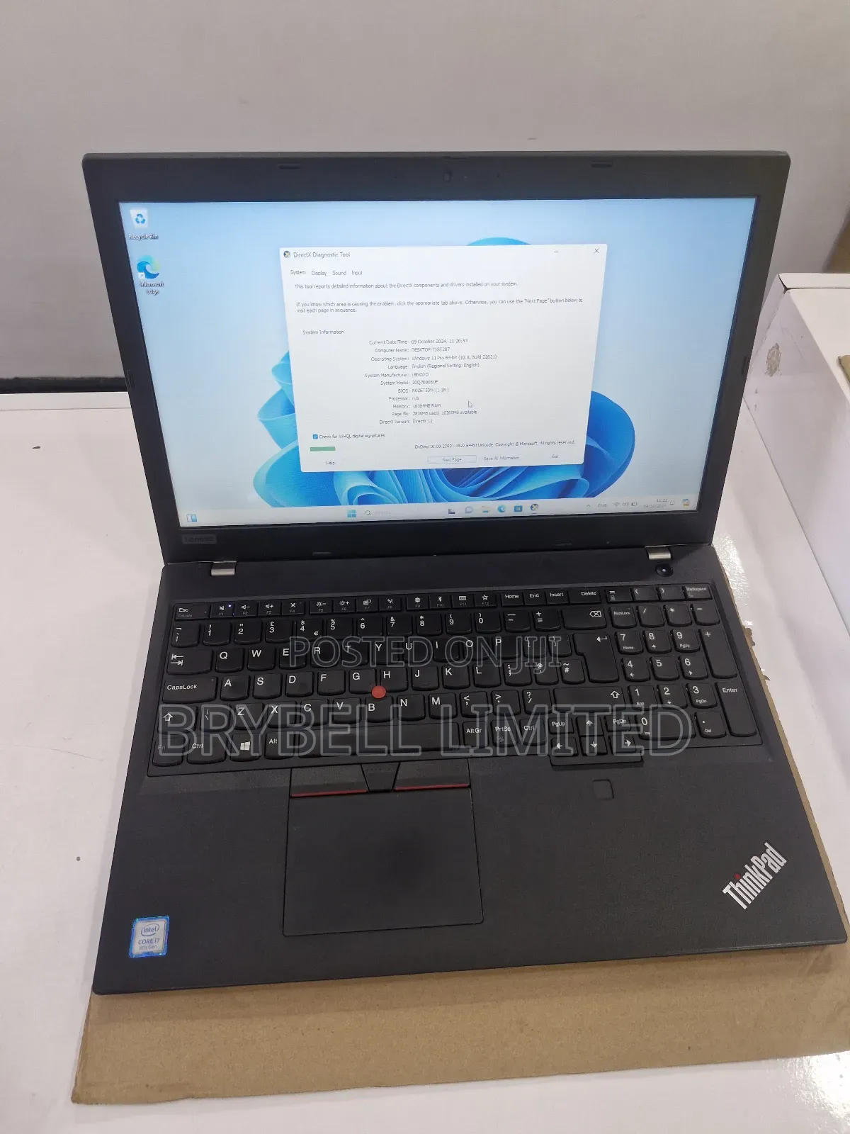 Laptop Lenovo ThinkPad L580 16GB Intel Core I7 HDD 1T