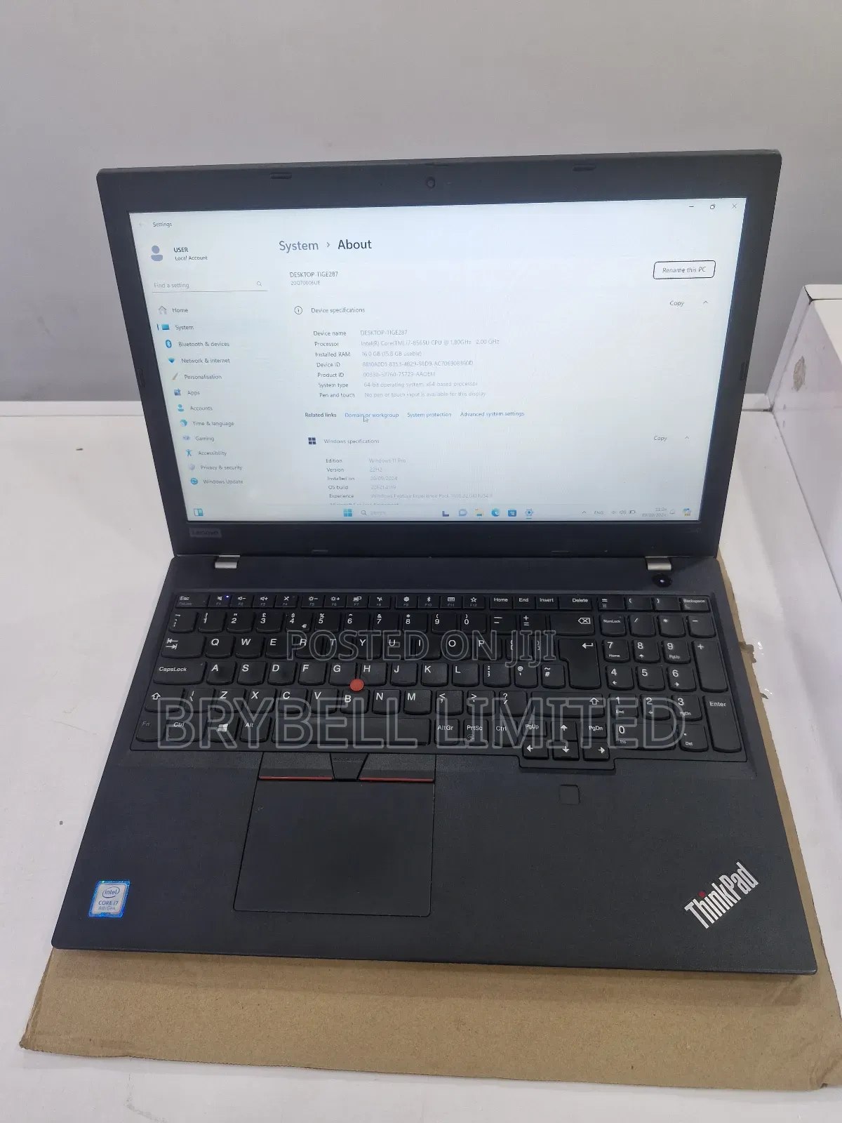Laptop Lenovo ThinkPad L580 16GB Intel Core I7 HDD 1T