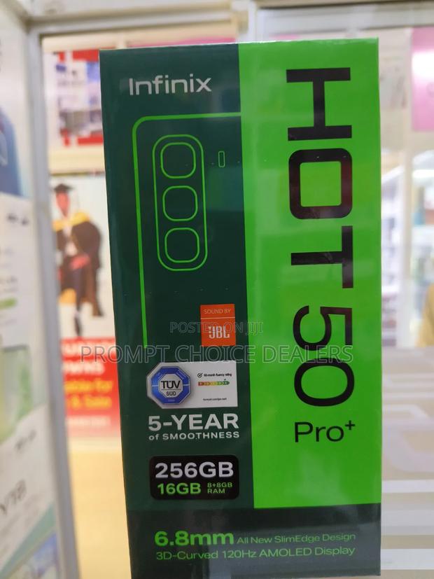 New Infinix Hot 50 Pro 256 GB Black - thumbnail 5
