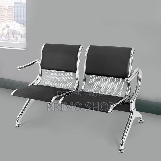 2-Seater Reception Bench -Office Waiting Chairs - thumbnail 6