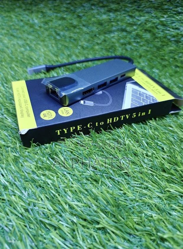 Type C USB HUB 3.0 4 Ports Extension Adapter LAN Port