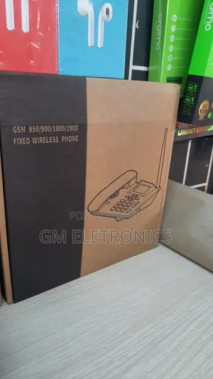 GSM-Fixed Wireless Rechargable Desktop [Black]