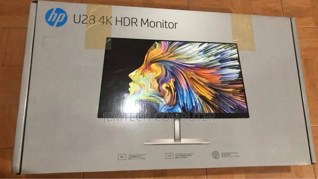 HP U28 28" HDR Monitor, Height, Pivot, Swivel, Tilt ^U28
