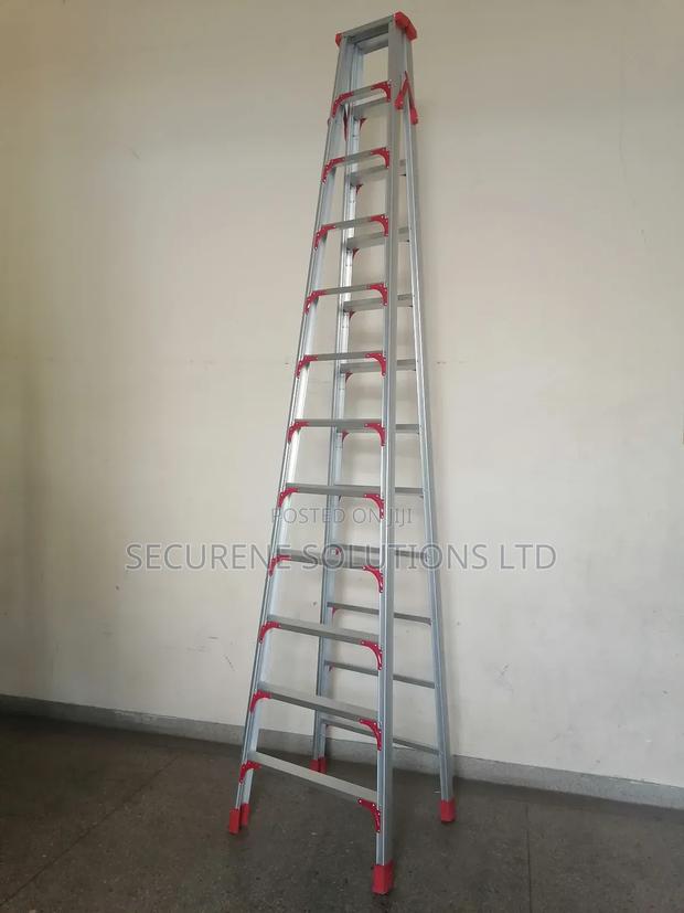 12ft/3.7meters Mini Folding A Double Sided Type Ladder - main view