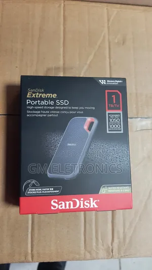 Sandisk Extreme 1tb Portable Usb-c SSD V2 (1050mb/S).