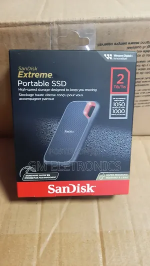 Sandisk Extreme 2tb Portable Usb-c SSD V2 (1050mb/S).