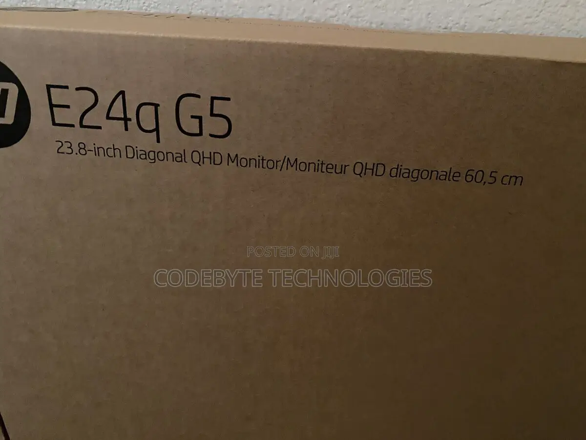 Hp E24q G5 24" Frameless (2560*1440p) QHD IPS Display