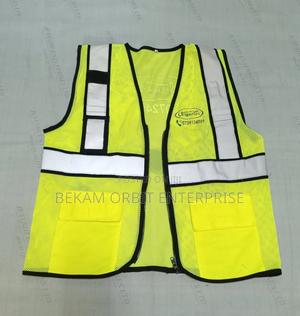 Perforated Luminous Green Reflective Vest - main view