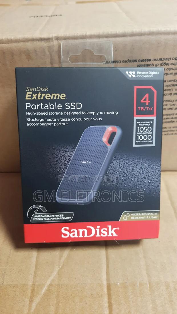 Sandisk Extreme Portable 4TB SSD V2. - thumbnail 2