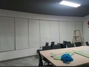 White Customized Blackout Roller Blind