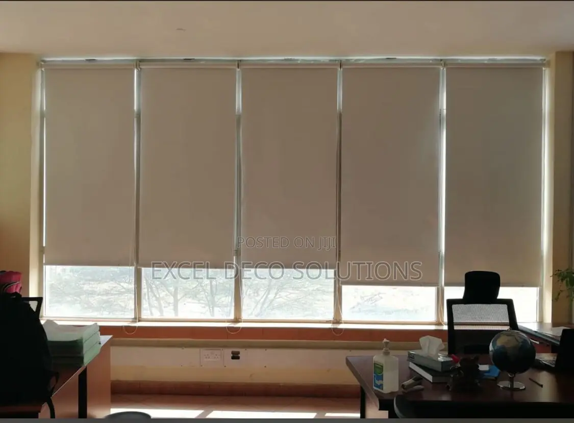 Beige Blackout Roller Blinds