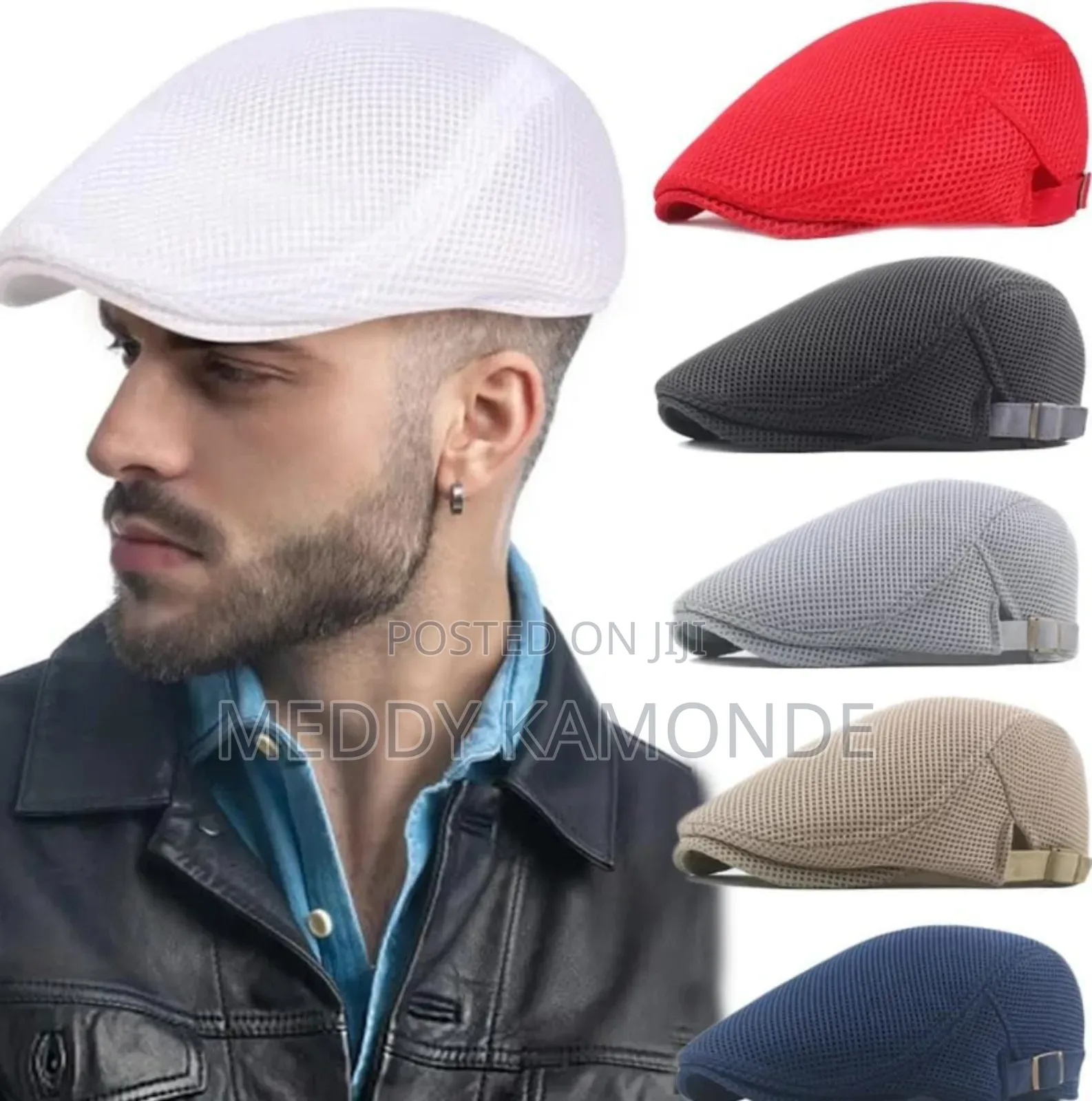 Plain/Checked/Lv Mens Caps