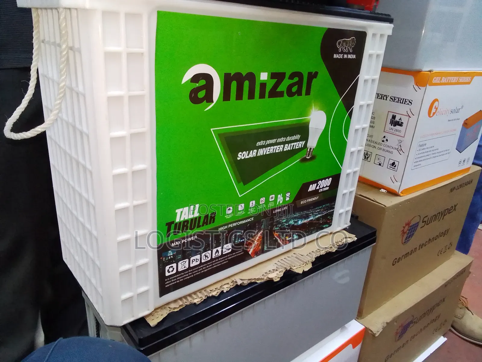 Amizar 200 Ah Tall Tubular