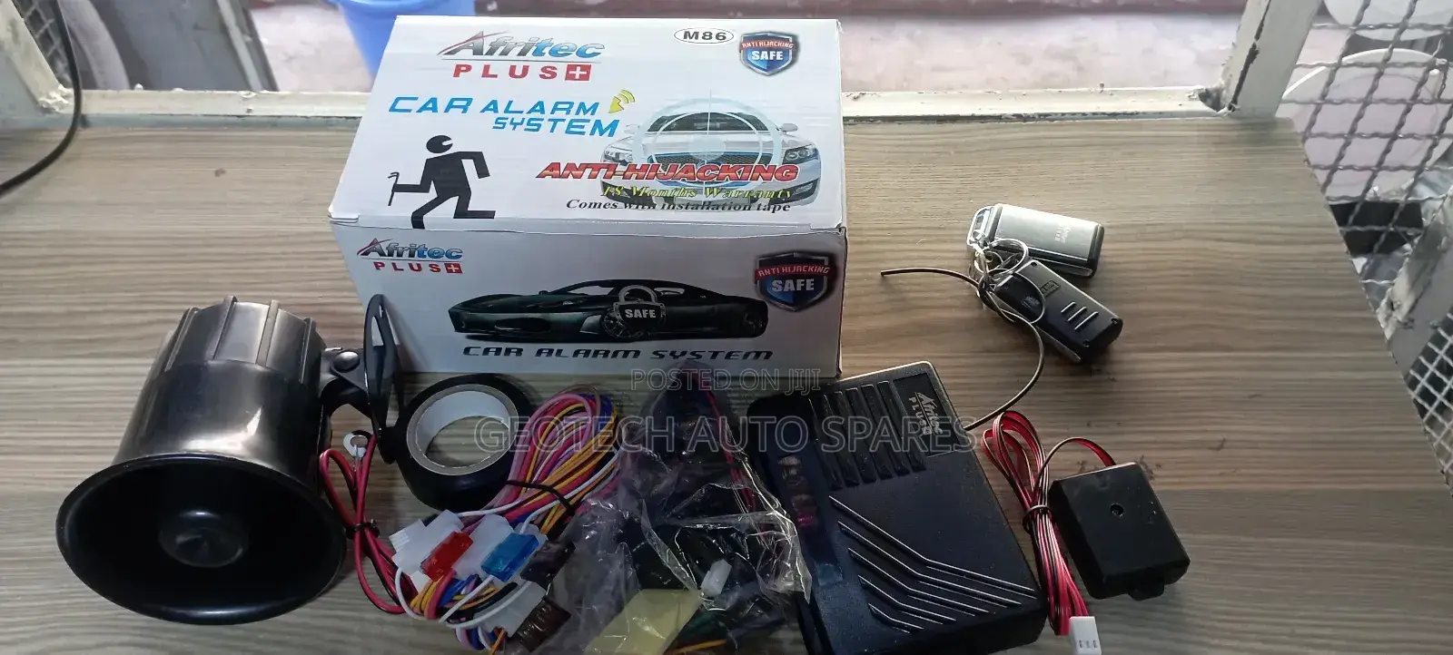 Car Alarm System With Cut Off