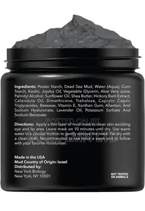 New York Biology Dead Sea Mud Mask - 250g