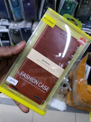 Universal Rich Boss Flip Cover for Samsung J2 Pro-Brown